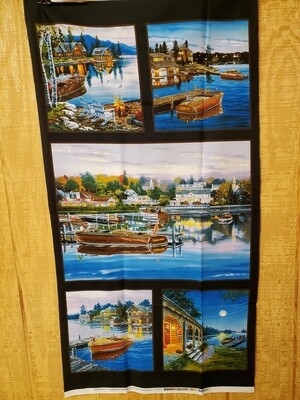 Boat Scenic Panel by Darrell Bush for Elizabeth's Studio