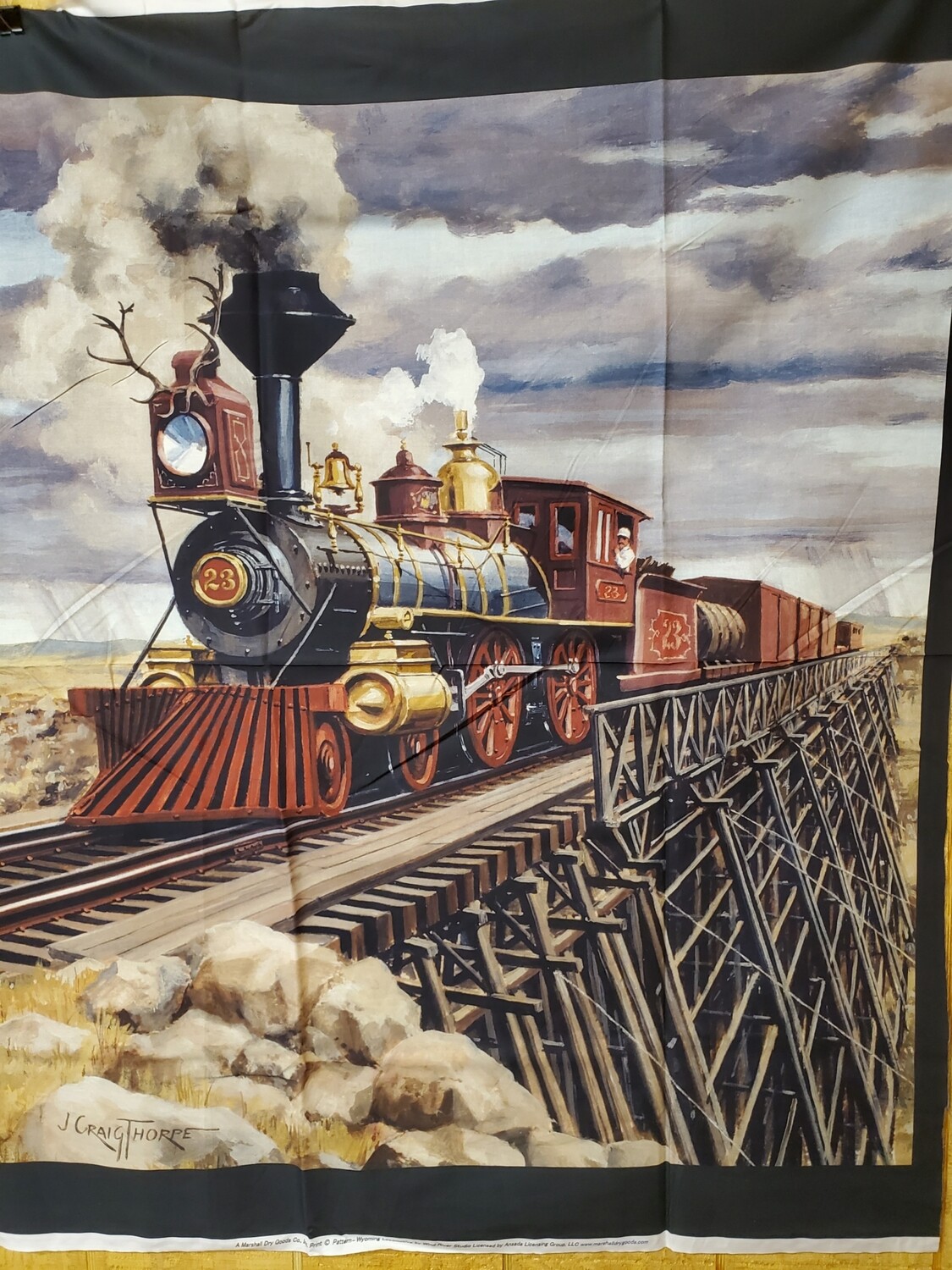 Wyoming Locomotive by Wind River Studio