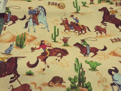 The Wild West Novelty Print 