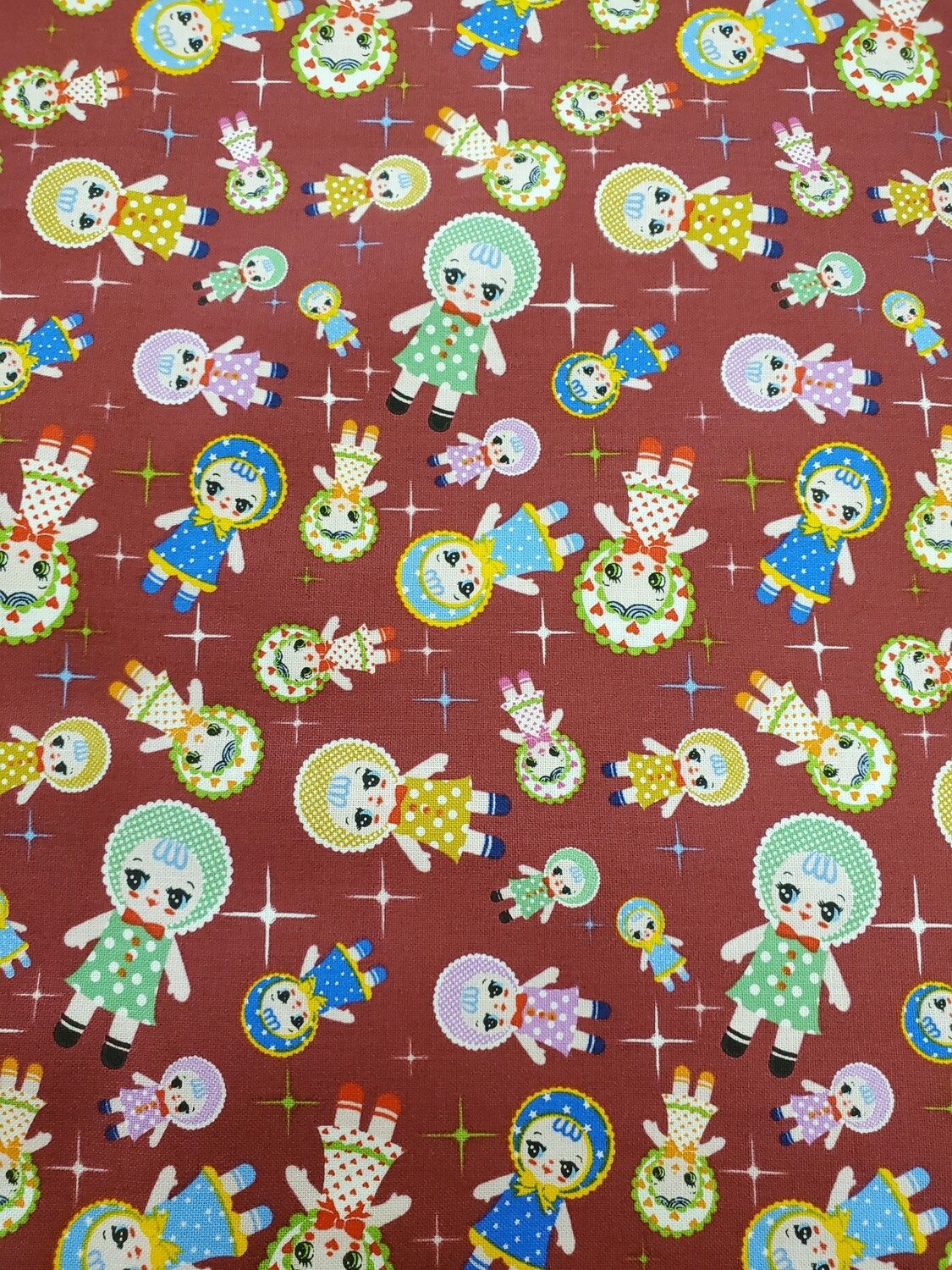 Doll Print Fabric