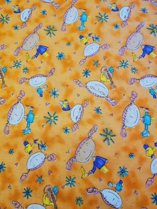 Sassy Princess  by Jody Winger for Red Rooster Fabrics, 1/2 Yard, End of Bolt