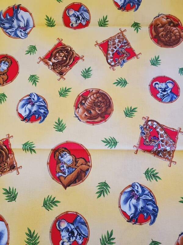 Jungle Animals  a ViP Exclusive, 1/2 Yard, End of Bolt