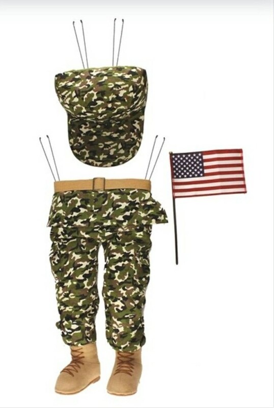 Soldier Wreath Decor Kit, Patriotic Wreath Kit, MD0247