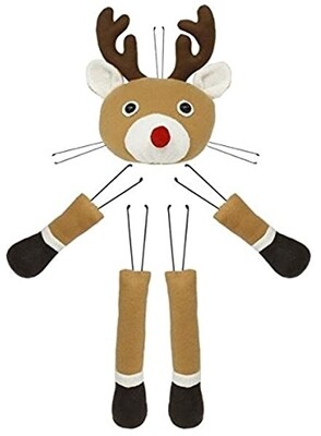 Plush Reindeer Wreath Kit- XC9907