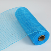 10" Metallic Deco Mesh 10 yds - Turquoise
