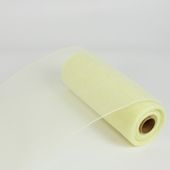 10" Plain Deco Mesh 10 yds - Ivory