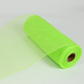 10" Plain Deco Mesh 10 yds - Apple Green