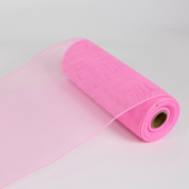 10" Plain Deco Mesh 10 yds - Pink