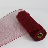10" Plain Deco Mesh 10 yds - Burgundy