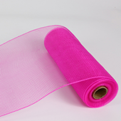 10" Plain Deco Mesh 10 yds - Fuchsia
