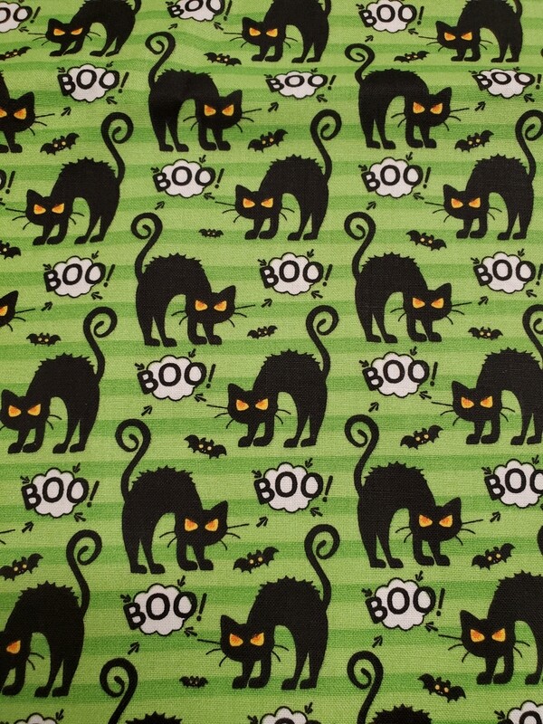 Boo Cat on Green