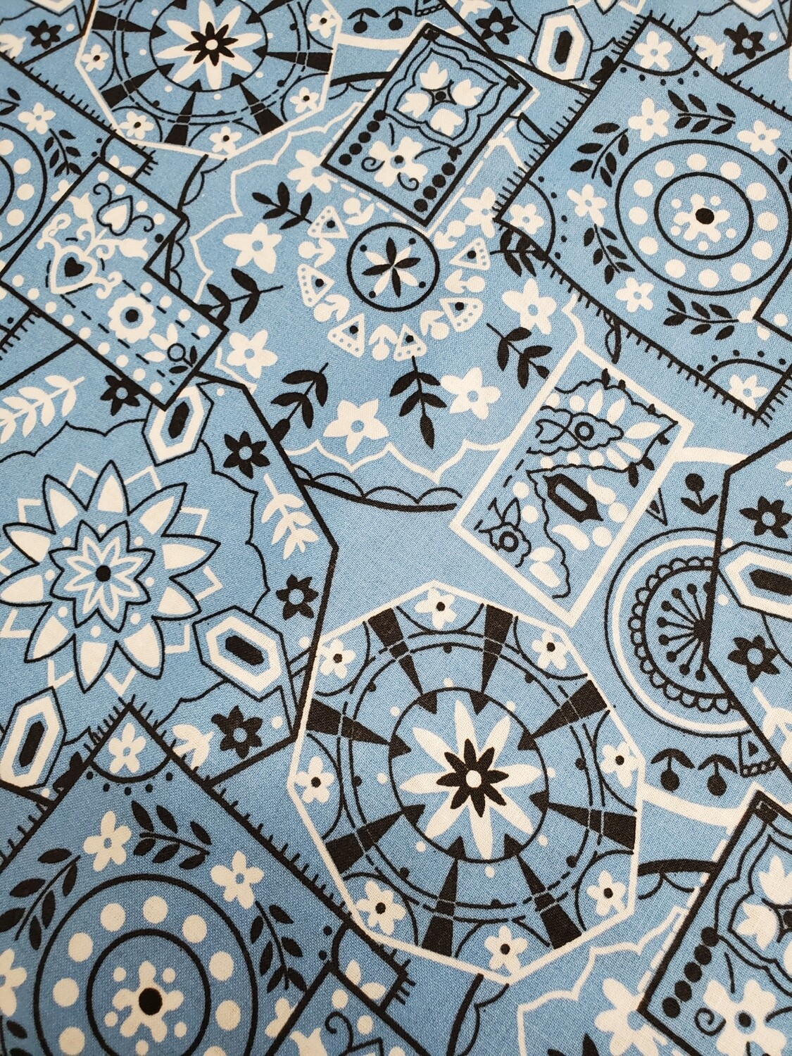 Bandana Print in Light Blue