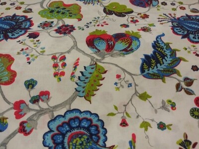 Floral Berry Print Fabric