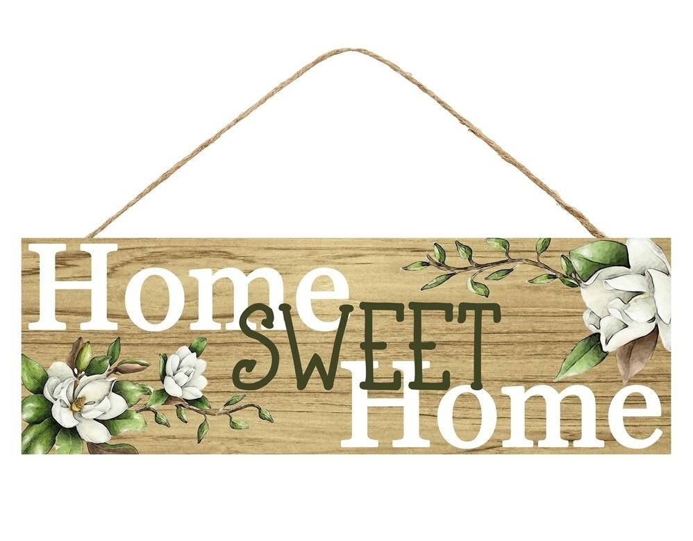15"L X 5"H Home Sweet Home Sign