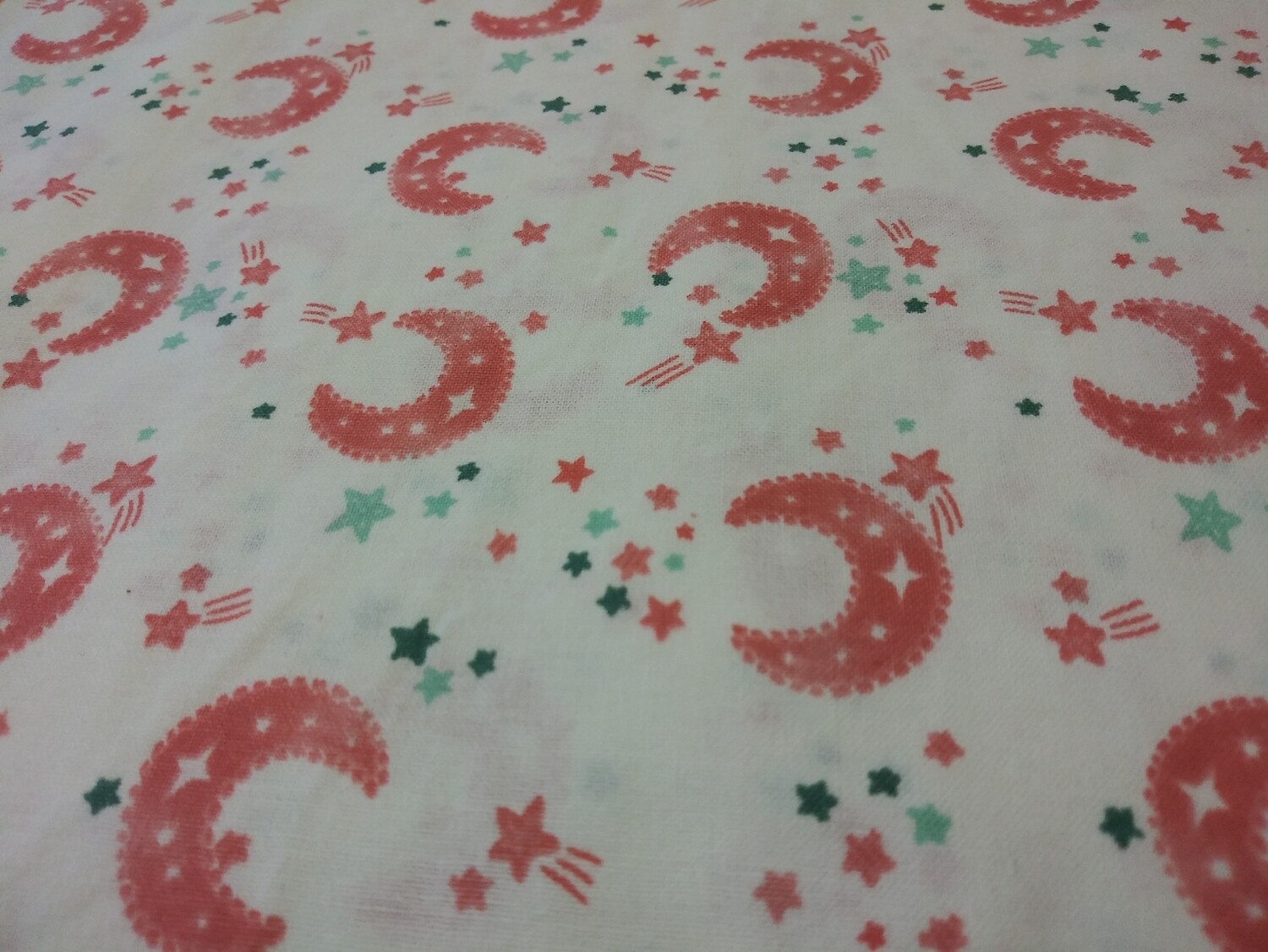 Magic Moon Moon and Stars Print Fabric