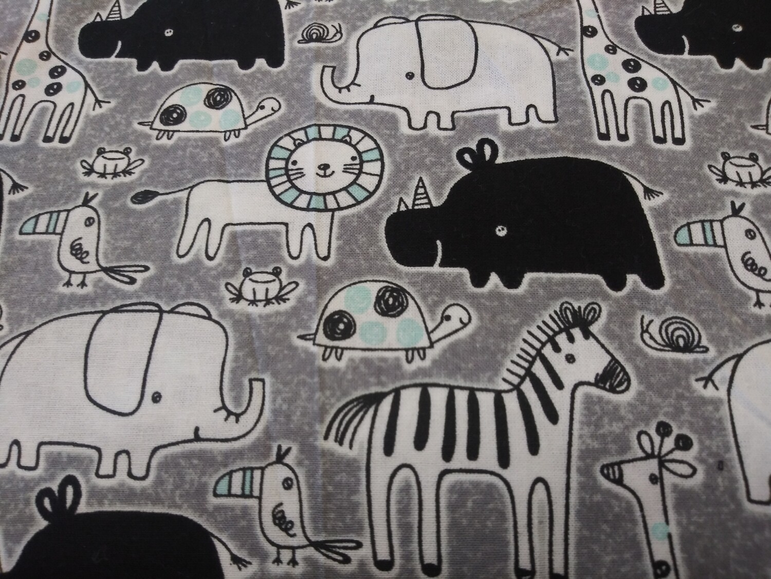 Magic Moon Zoo Animal Print Fabric