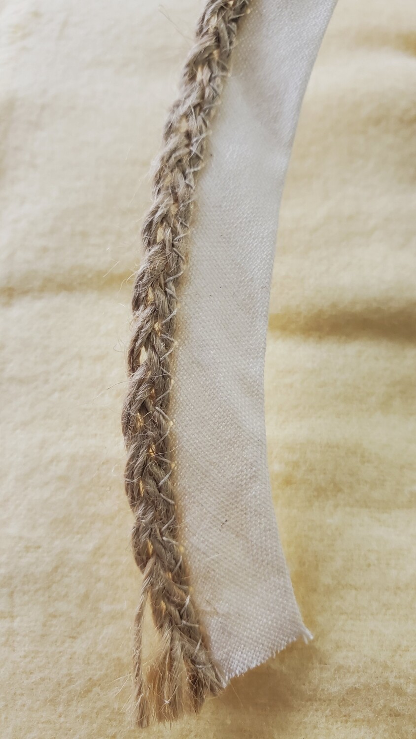 Flat Jute Braid with Apron 5/8" x 36 Yard Reel