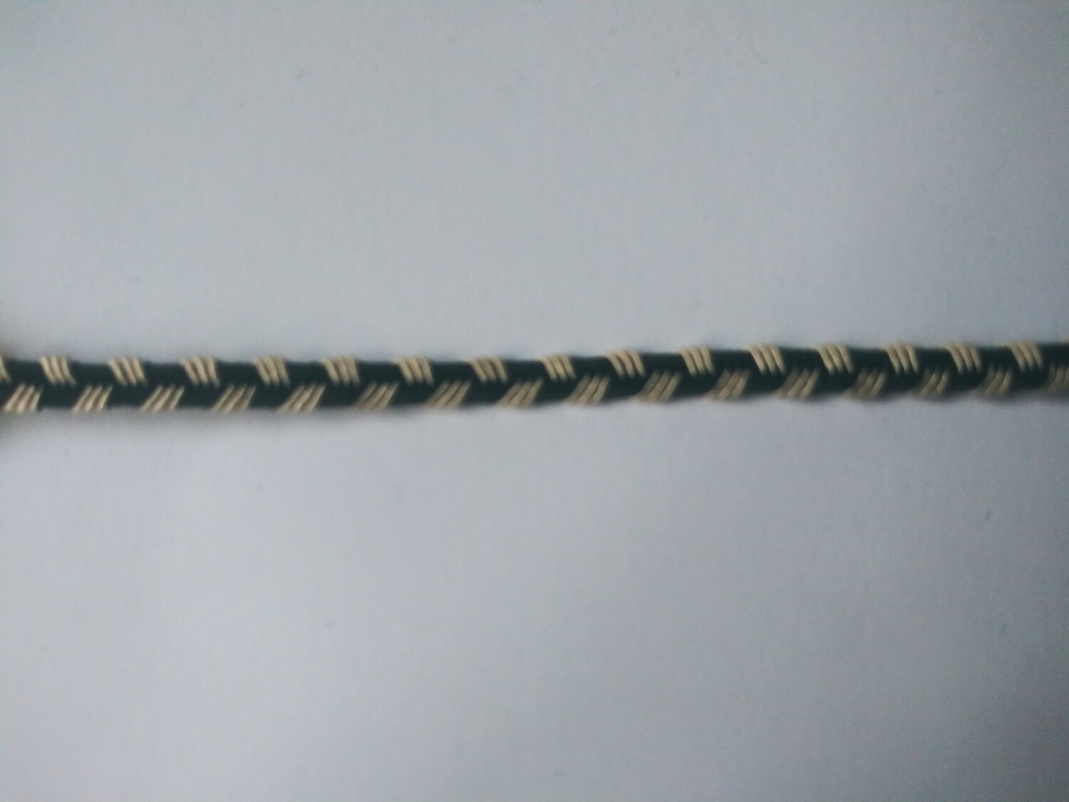Ecru & Black Trim 1/8" x 36 Yards Reel