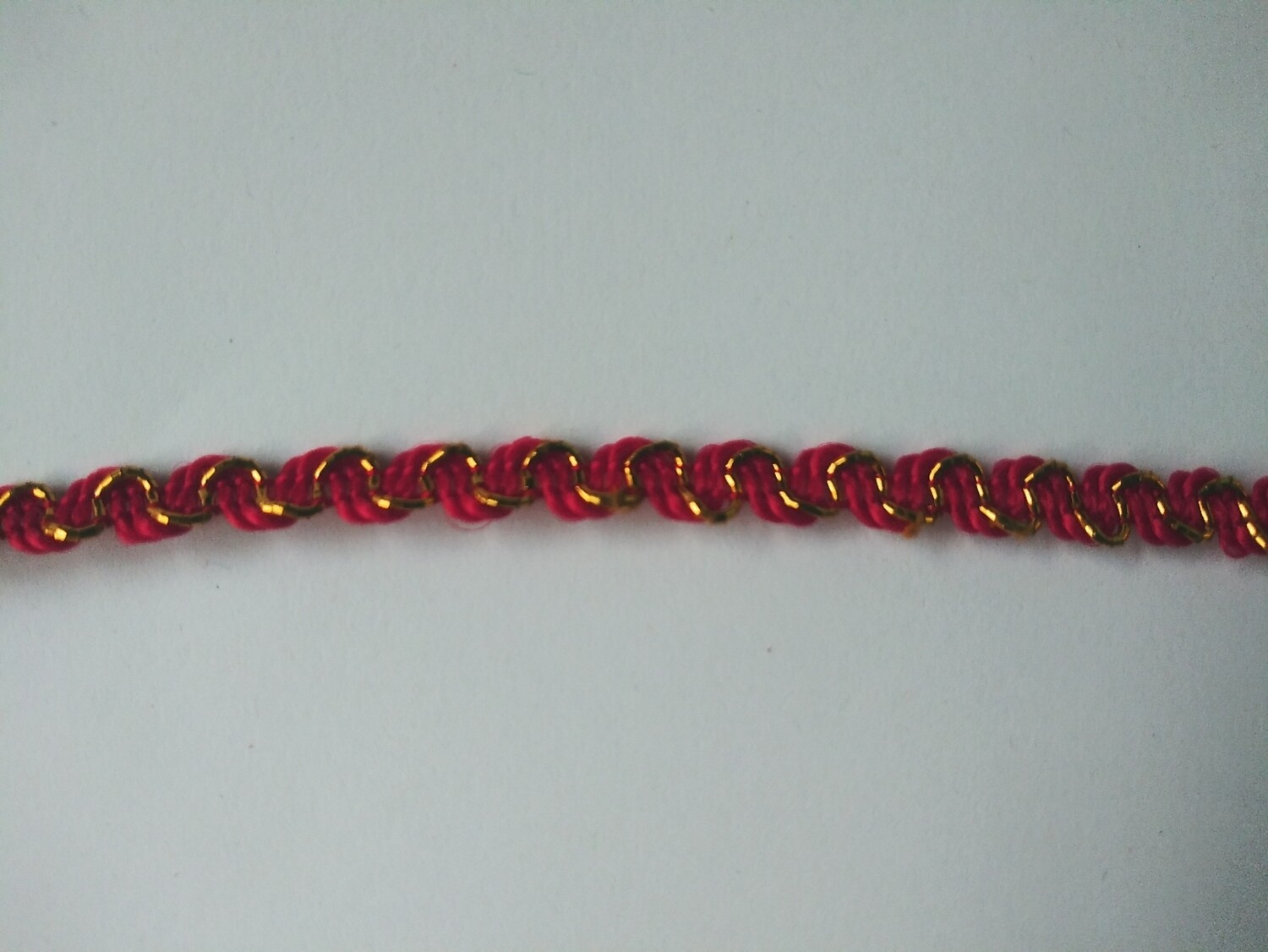 Red and Gold Trim 1/4" x 36 Yard Reel