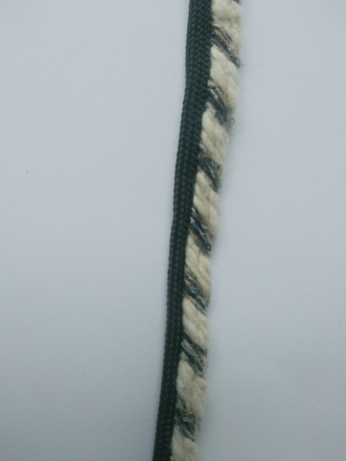 Dark Navy/Tweed Cord Edge Trim 3/8" x 15 Yard Reel