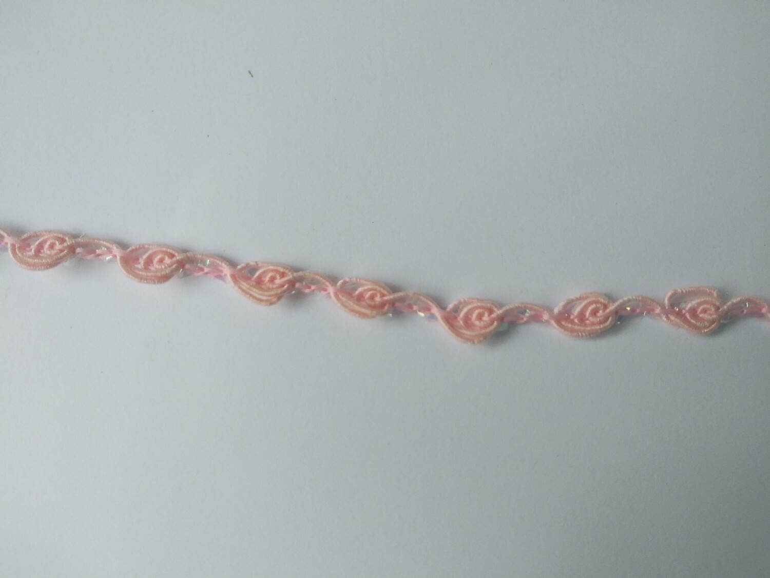 Pink/Iris Rosebud Trim 1/4" x 24 Yards Reel