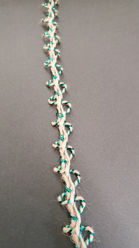 Emerald Jute Loop Braid 3/8 in. 36 yd Reel