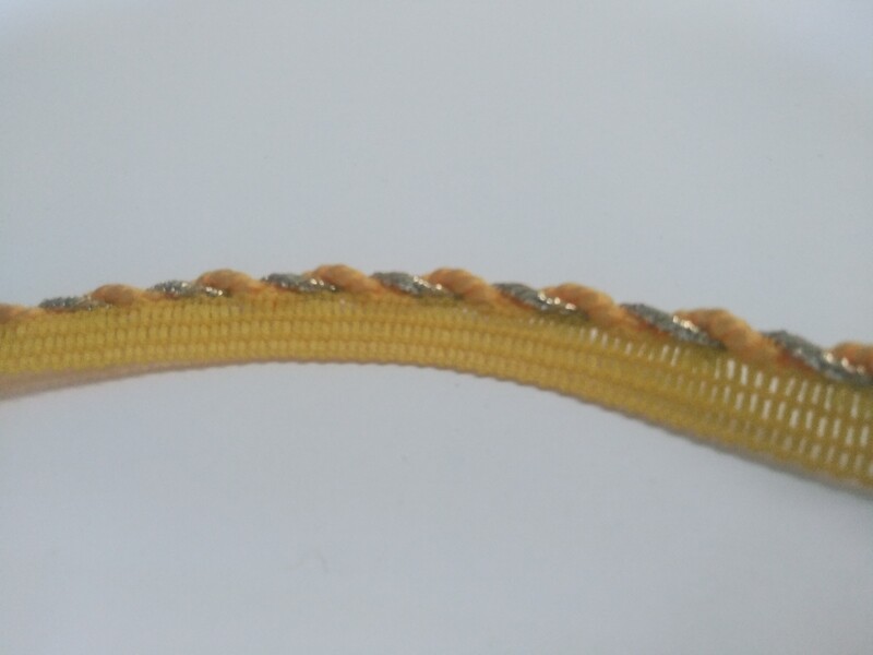 Yellow/Gold Cobble with Apron 1/2" 18 Yard Reel