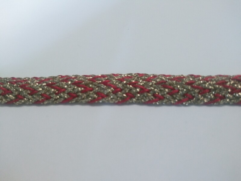 Gold/Red Tassel Trim 3/4" 18 Yard Reel