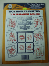 Aunt Martha's Hot Iron Transfers #3827, Monday's Child