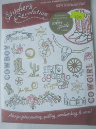 Stitcher's Revolution Iron-On Embroidery Pattern, SR9 Wild Wild West