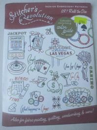 Stitcher's Revolutions Iron-On Embroidery Pattern, SR7 Roll the Dice