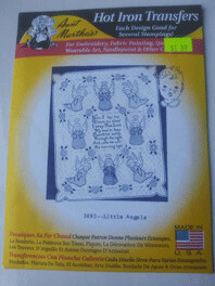 Aunt Martha's Hot Iron Transfers #3693, Little Angels