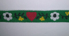 Green Flat Trim 3/4" Wide - 50 Yards
