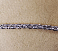 Silver Grey Trim  1/8" Wide 36 yard Reel