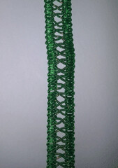 Kelly Green Stitch Trim, 1/2 " Wide - 36 Yards