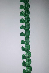 Emerald Pressed Tab Edge Trim, 3/4" Wide - 18 Yards