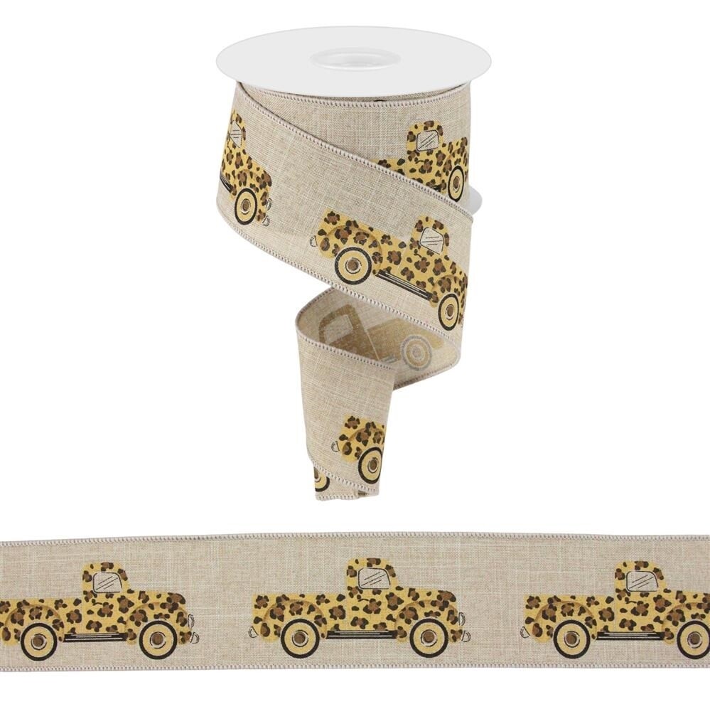2.5"X10YD LEOPARD TRUCK ON ROYAL