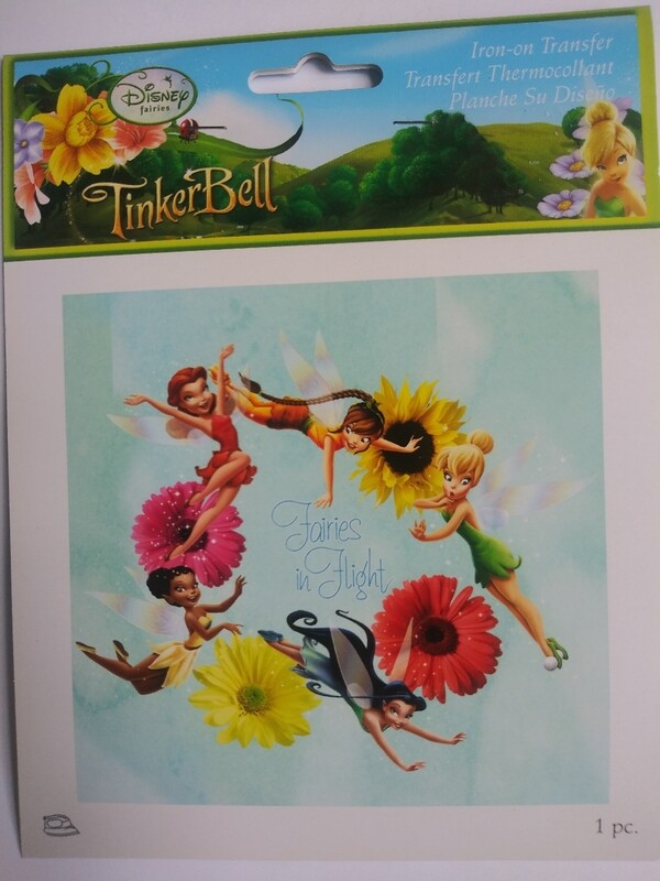 Disney Fairies Iron-On Transfer, 1 pc.  4.75 in. × 4.75 in