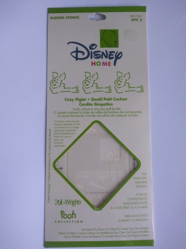 Wrights Disney Home Cozy Piglet Sliding Stencil