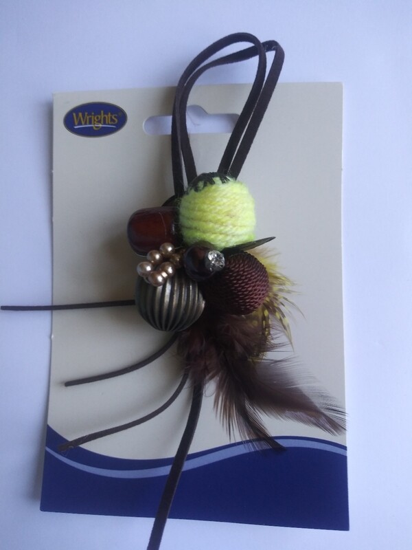 Wrights Beaded Lapel Pin