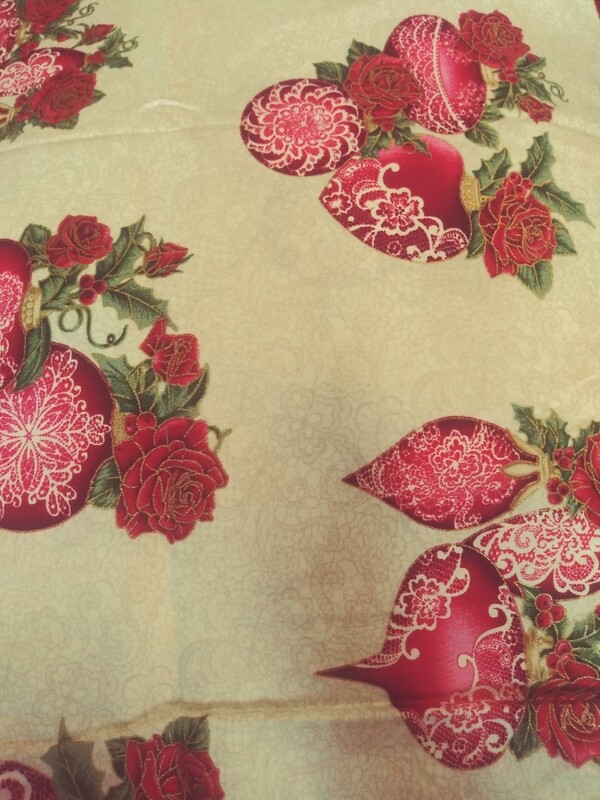 A Festive Season III by Jackie Robinson for Benartex