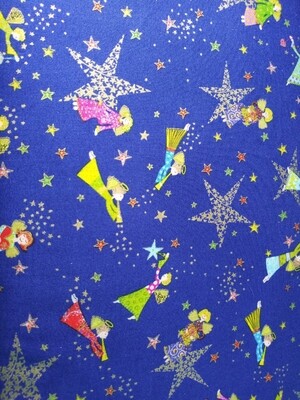 Holiday Minis by Turnowsky for QT Fabrics - Navy, Angels/Stars