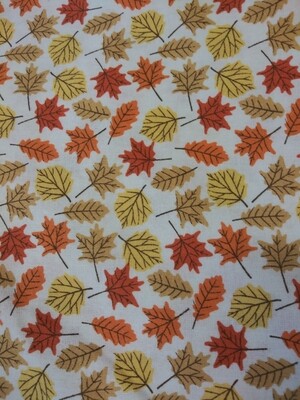 Fall Leaf Print Fabric