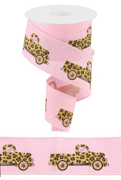 2.5" × 10 Yard Leopard Truck on Royal