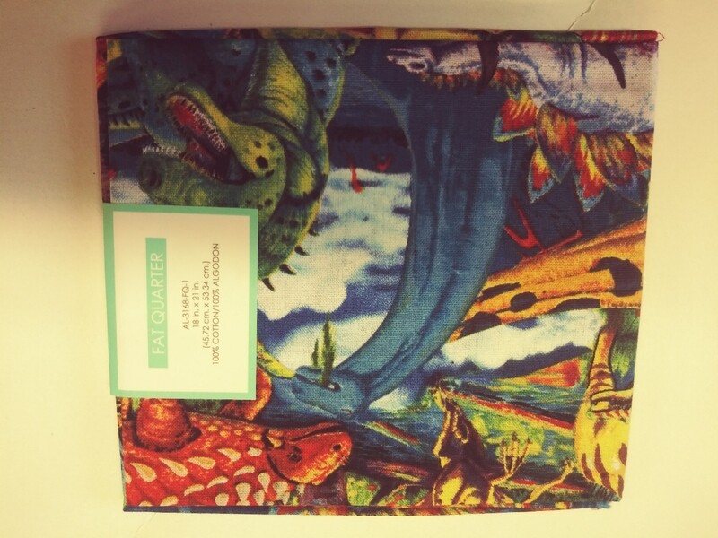 Dinosaur Fat Quarter, 18 in. × 21 in.