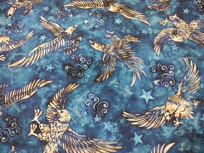 Dan Morris Designs Liberty, Glory, Freed Blue Eagle Print