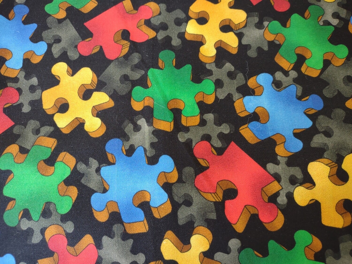 Puzzle Piece Fabric by Quilting Treasures