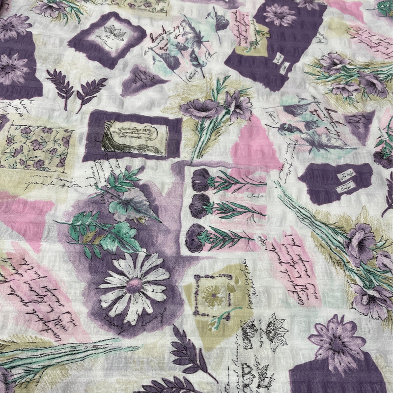 Poly Cotton Floral Print 60” Wide