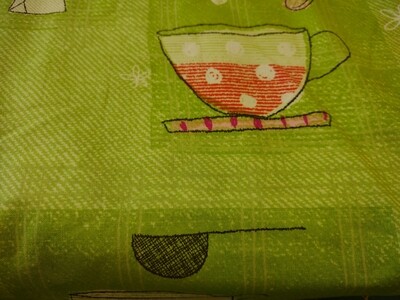 Tea Time in Green by Stof Fabrics