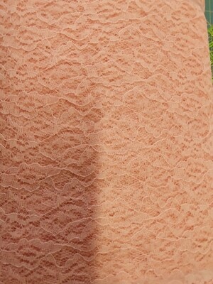 Peach Lace, Polyester